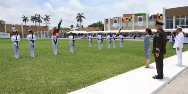 Sheinbaum llama a defender la patria y fulmina al entreguismo en Veracruz