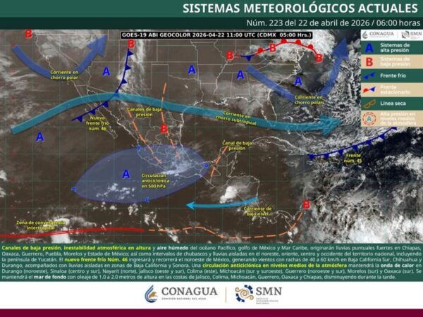 Calor implacable: Costa e Istmo de Tehuantepec seguirán con altas temperaturas