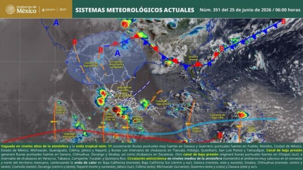 Ola de lluvias en puerta: Onda tropical 11 pone a Oaxaca en alerta