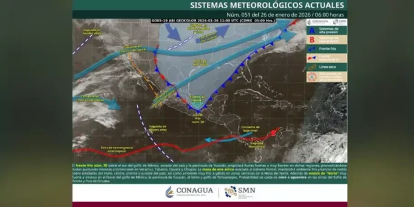 Frente frío 30 pone en jaque a Oaxaca: ráfagas extremas, lluvias y riesgo de heladas